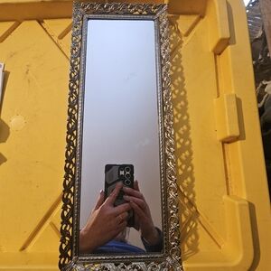 Ornate Gold-tone Decorative Wall/vanity Mirror